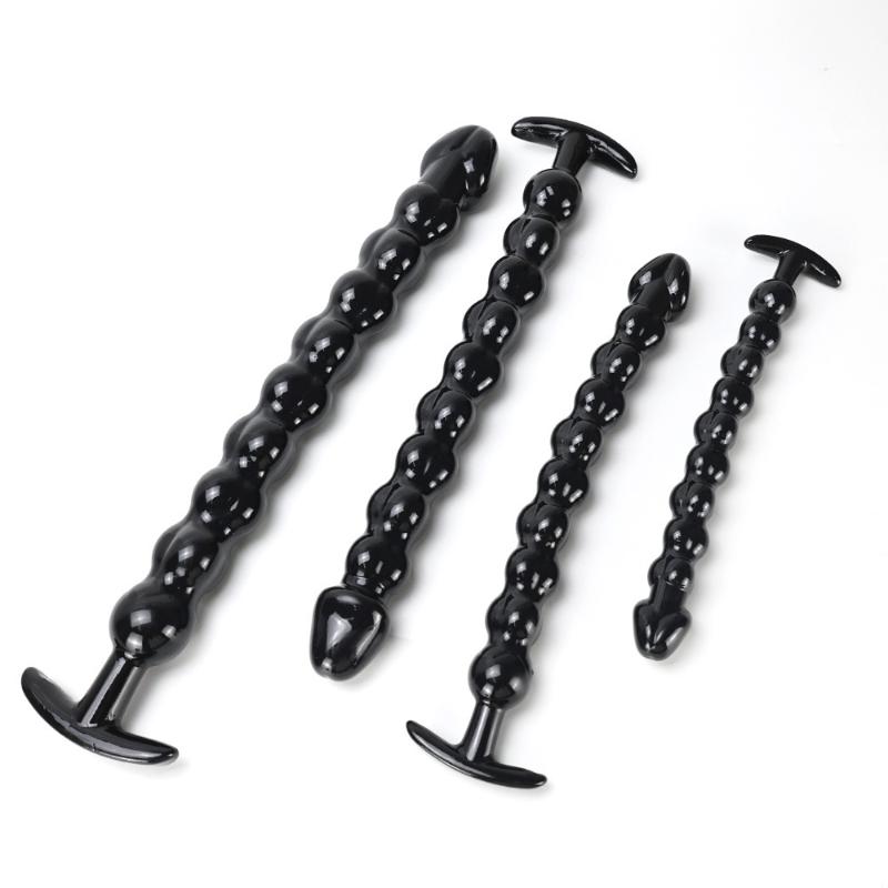 Men'S Vegan Accessories - 1個入りセックストイ ロングアナルビーズボール 大型バットプラグ ビッグバットプラグ 女性男性ゲイ向け 拡張器