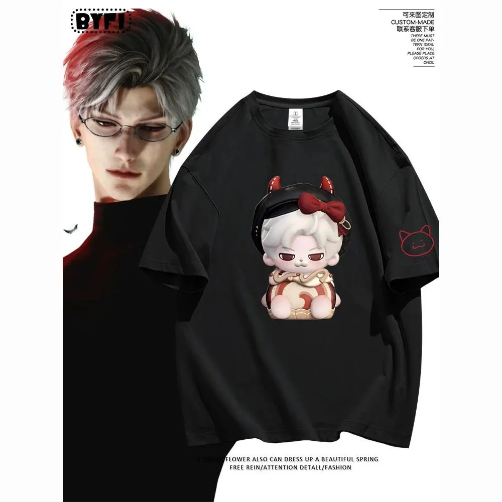 Men Accessories Gift - 愛とディープスペース シラス半袖 Tシャツ ゲーム夏男性女性トップファッション漫画プリントカジュアル誕生日ギフト