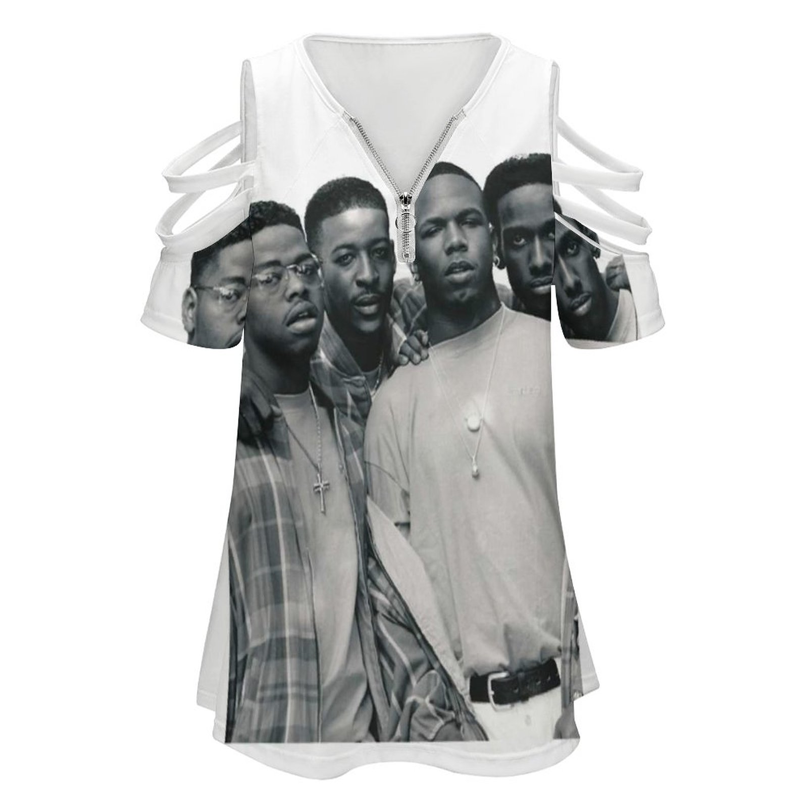 Boys ii-女性用半袖ジップシャツ,80年代,90年代, - Men'S Accessories In The 90S のレビューと価格