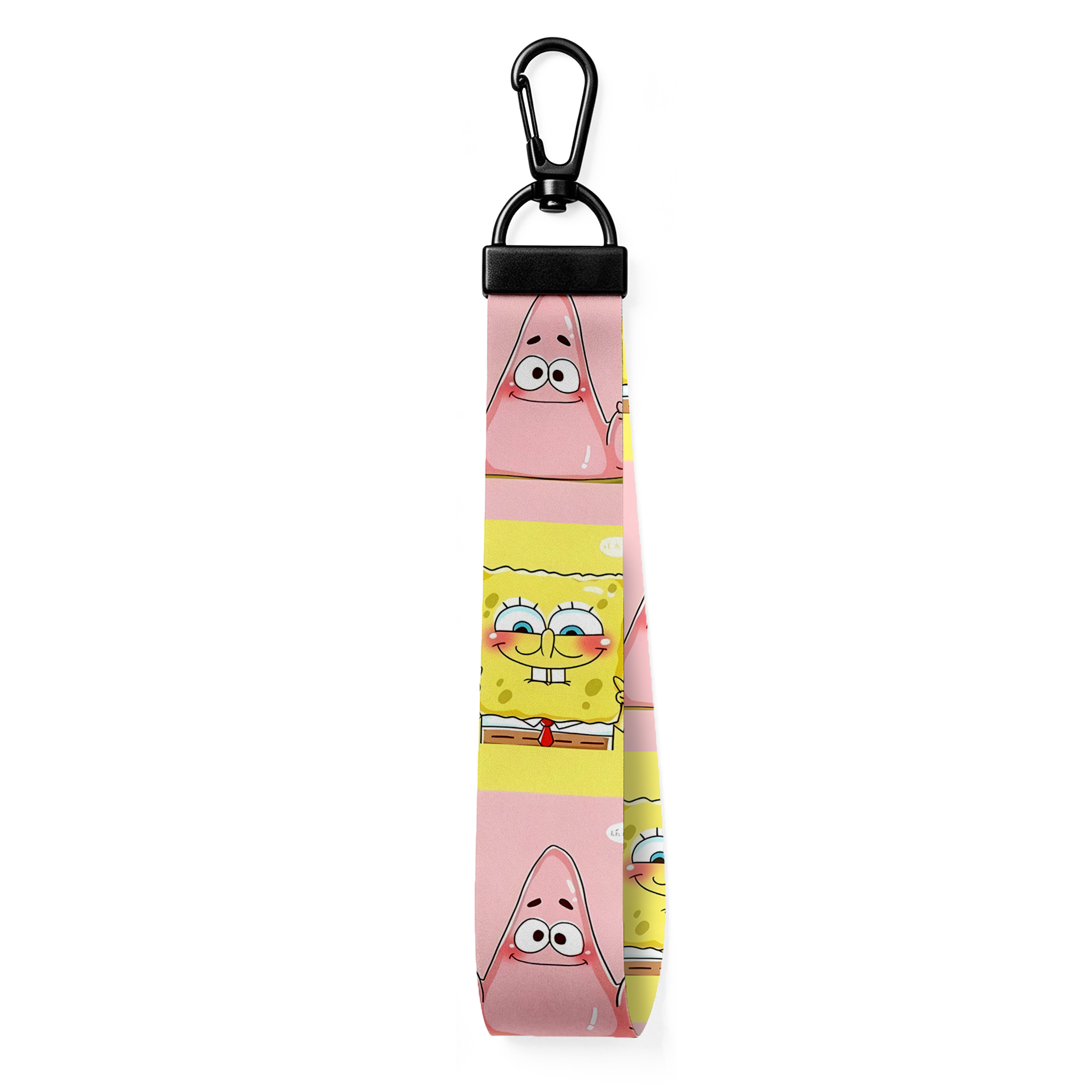 スポンジボブキーチェーン男性女性用刺繍キーかわいい漫画キーホ - Men'S Accessories Holder のレビューと価格