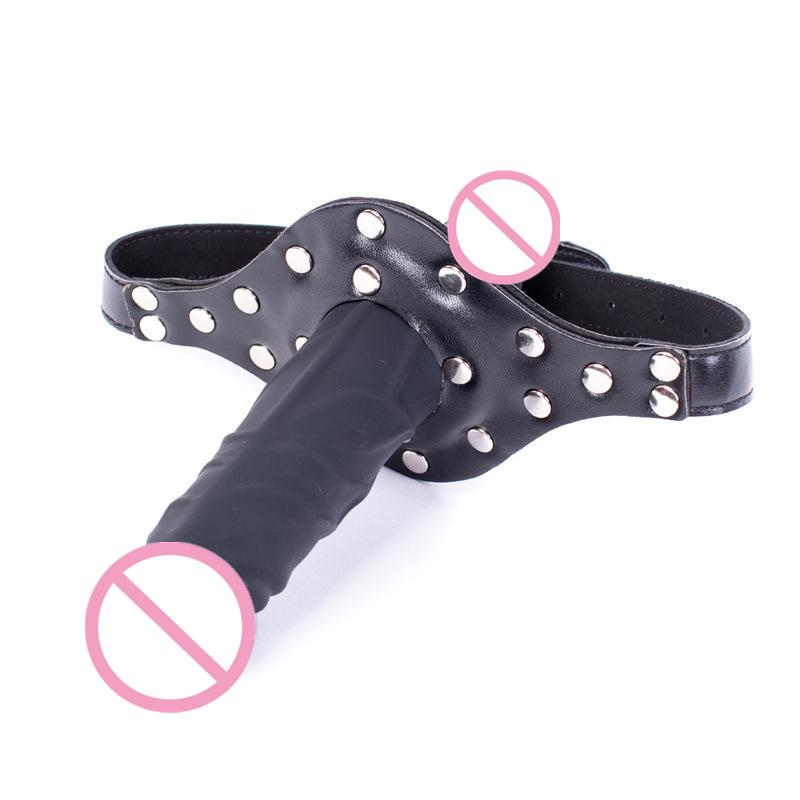 ダブルヘッドペニス口栓ボールギャグビット口拘束ボンデージセッ - Men'S Vegan Accessories のレビューと価格