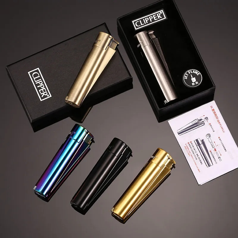 男性用の黄色い金属製ガスライター,防風,青い炎,ダストキャッ - Men Accessories Gadgets のレビューと価格