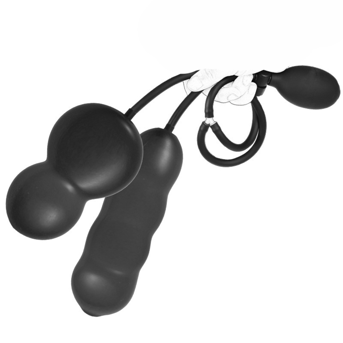 ゲイアナルプラグインフレータブルバットプラグカップル 2 i - Men'S Vegan Accessories のレビューと価格