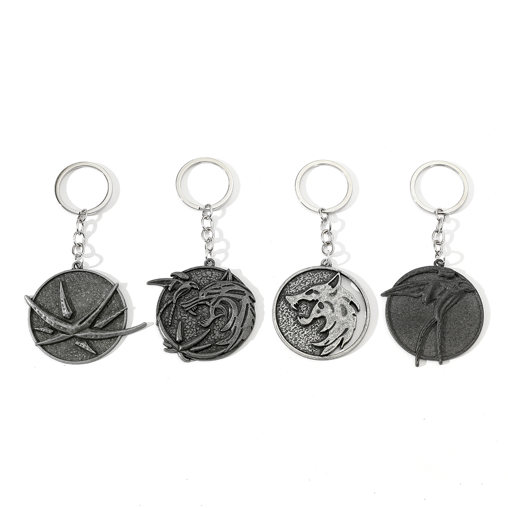 ヴィンテージウルフヘッドキーホルダーゲームゲラルト・オブ・リ - Men'S Accessories Vintage のレビューと価格