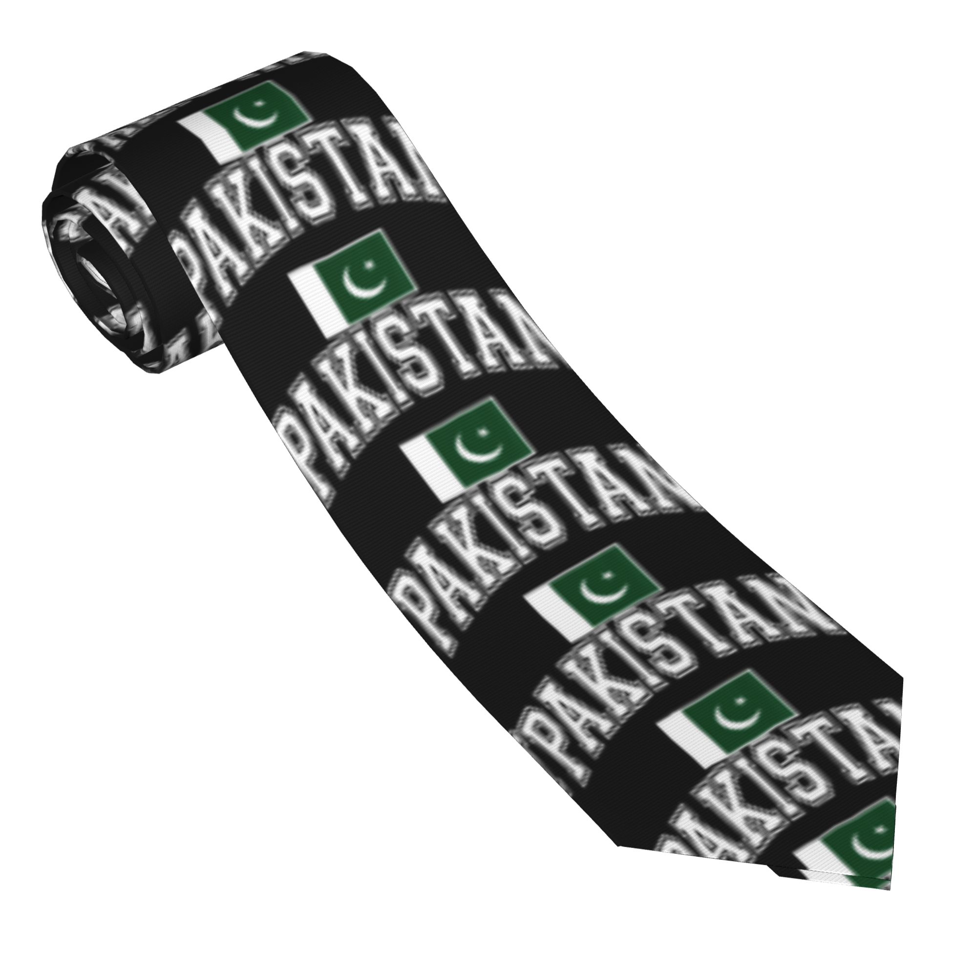 パキスタンパキスタン国旗ネクタイレジャーネクタイ男性レトロカ - Men Accessories Pakistan のレビューと価格