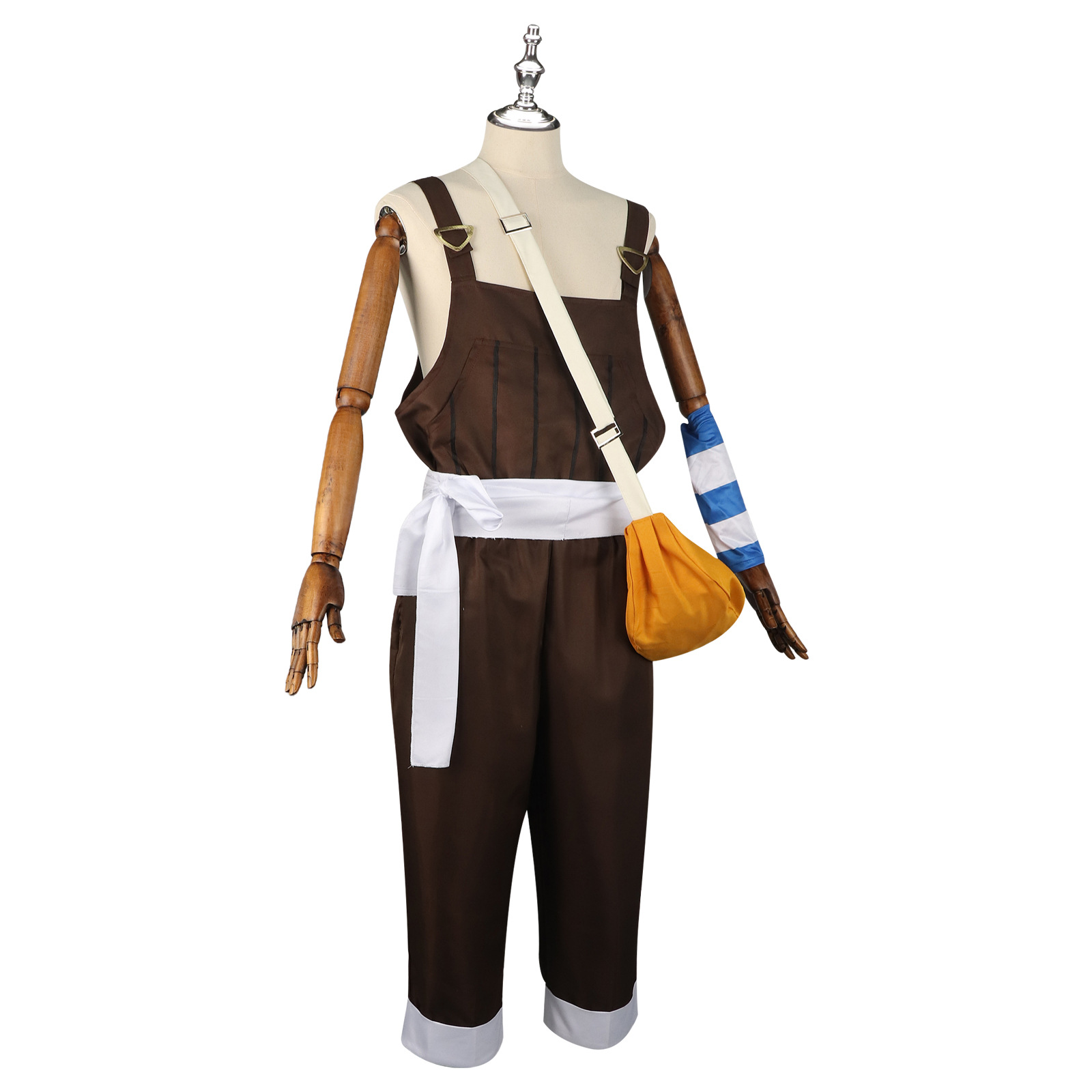 アニメ UUsopp コスプレ衣装ブラウンロンパース制服 T - Men Accessories For Suit のレビューと価格