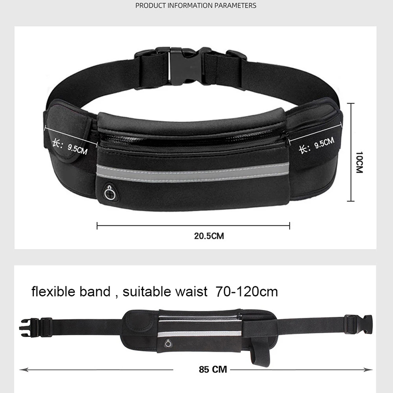 スポーツファニーパック女性ランニングウエストバッグ男性ベルト - Men Accessories Gadgets のレビューと価格