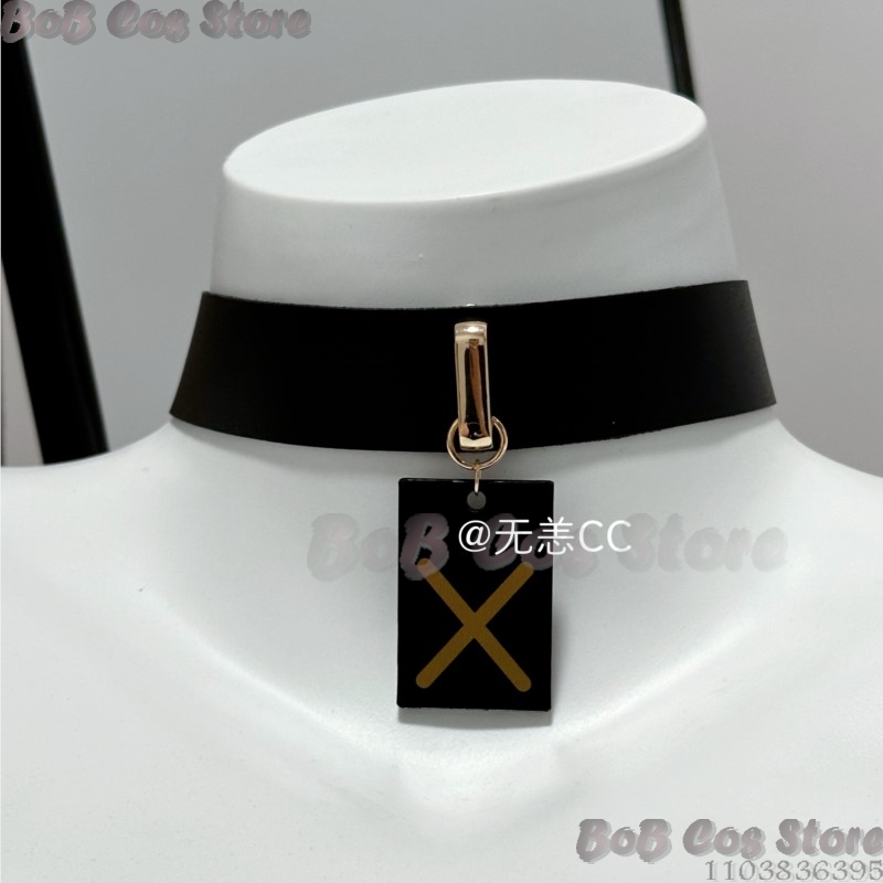 9S チョーカーゲーム Nie コスプレ衣装黒ネックレスアク - Men Accessories For Suit のレビューと価格