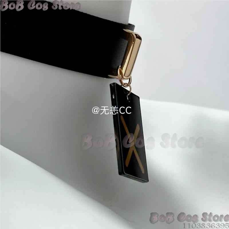 9S チョーカーゲーム Nie コスプレ衣装黒ネックレスアク - Men Accessories For Suit のレビューと価格