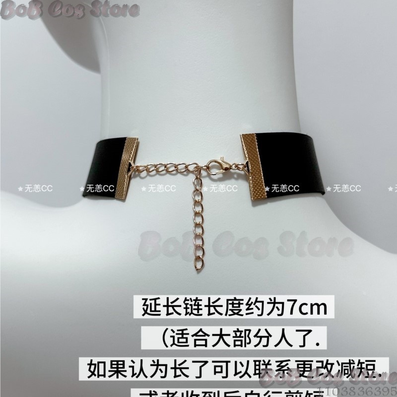 9S チョーカーゲーム Nie コスプレ衣装黒ネックレスアク - Men Accessories For Suit のレビューと価格