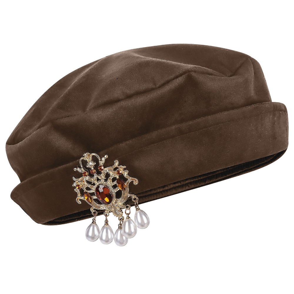 男性用中世チューダーベレー帽 ルネサンスチューダーフラットキ - Men'S Accessories Vintage のレビューと価格