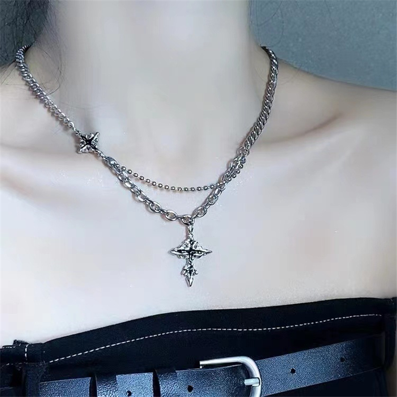 ゴシックヴィンテージ Y2K レッドガラスハートスタークロス - Men'S Accessories In The 90S のレビューと価格