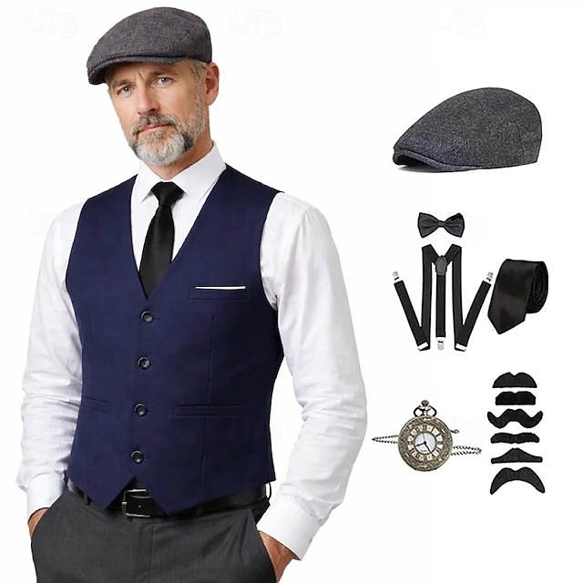 プラスサイズ メンズ 1920年代 ローリング・ギャツビー  - Men'S Accessories Vintage のレビューと価格
