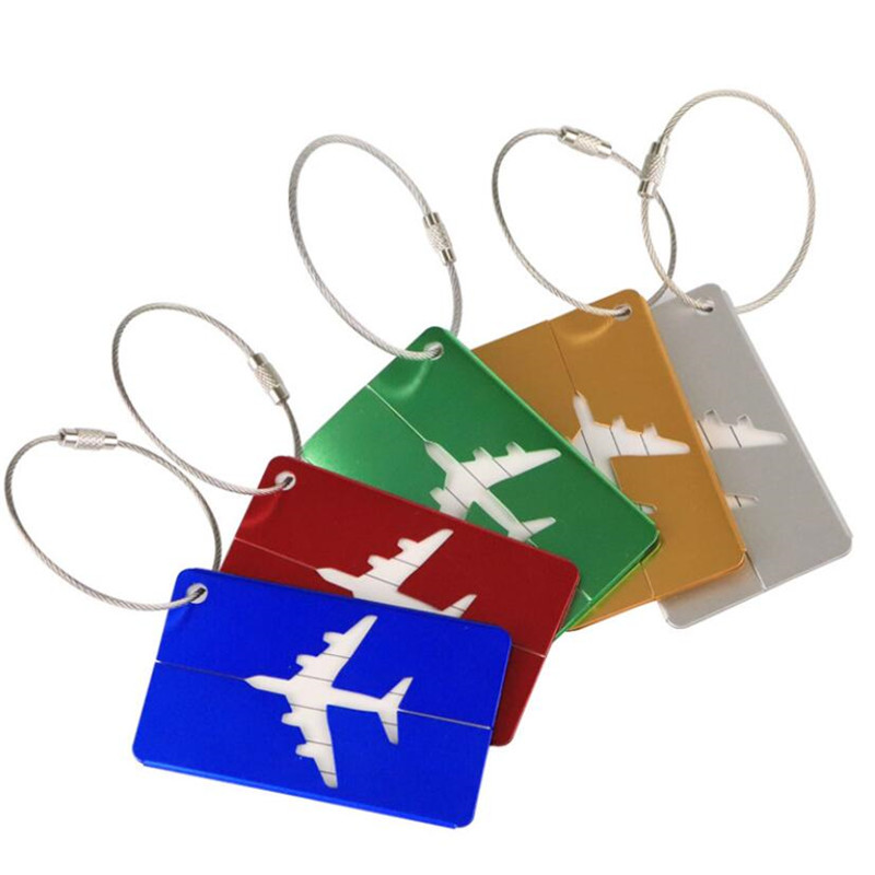 新しいファッション荷物タグアルミ合金女性男性旅行荷物スーツケ - Men'S Accessories Holder のレビューと価格