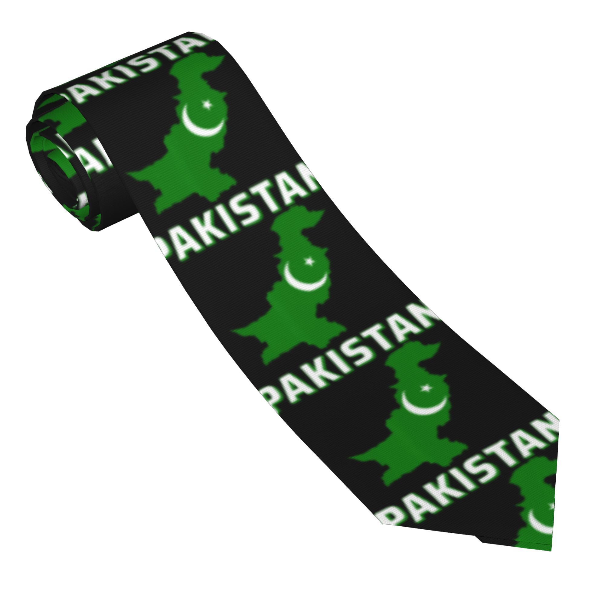 メンズネクタイ パキスタン国旗愛国的なアラビアパキスタンネク - Men Accessories Pakistan のレビューと価格