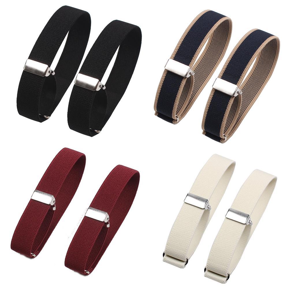 2 個調節可能な弾性アームバンドシャツスリーブホルダー女性男 - Men'S Accessories Holder のレビューと価格