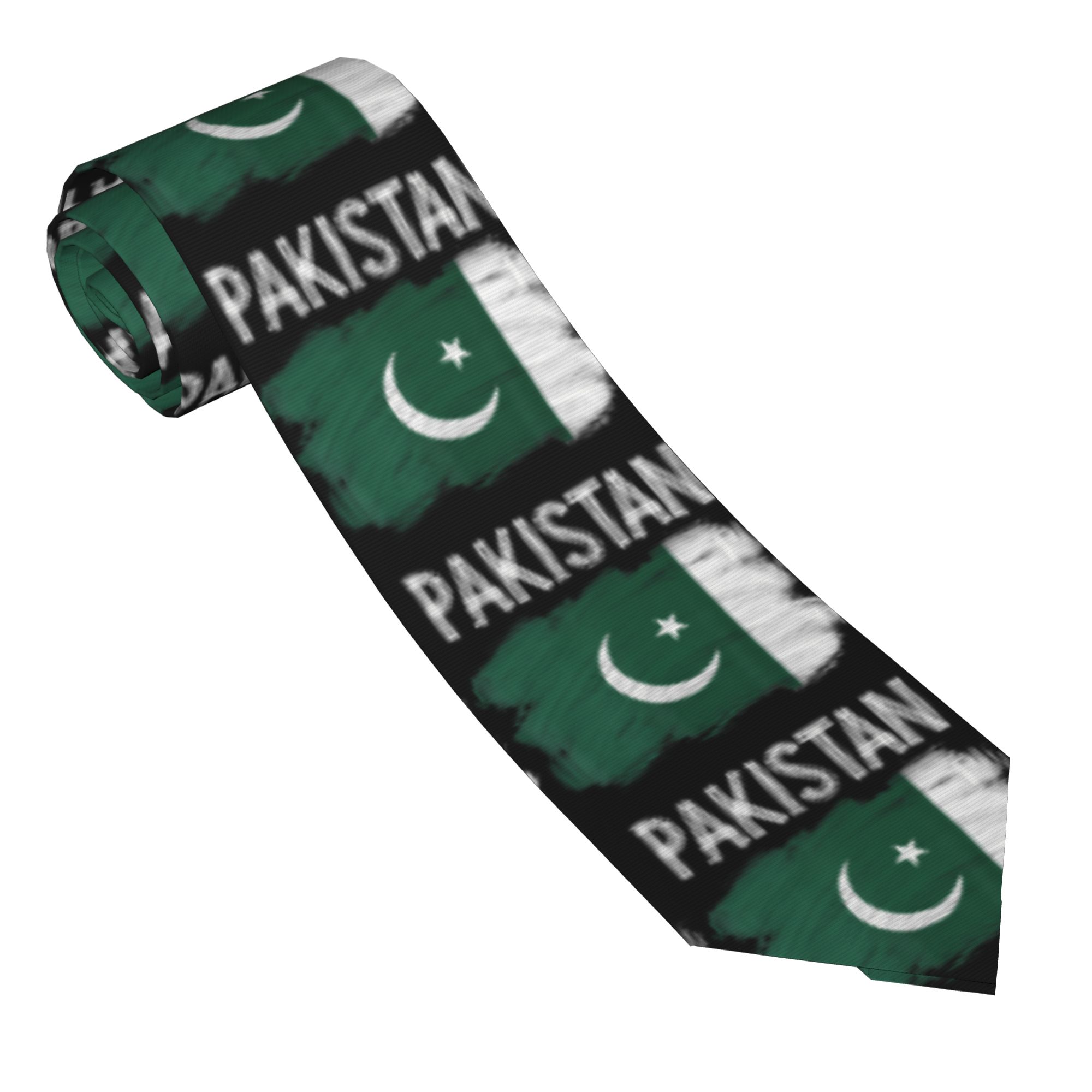 パキスタンルーツパキスタン国旗ネクタイクラシックネクタイ男性 - Men Accessories Pakistan のレビューと価格