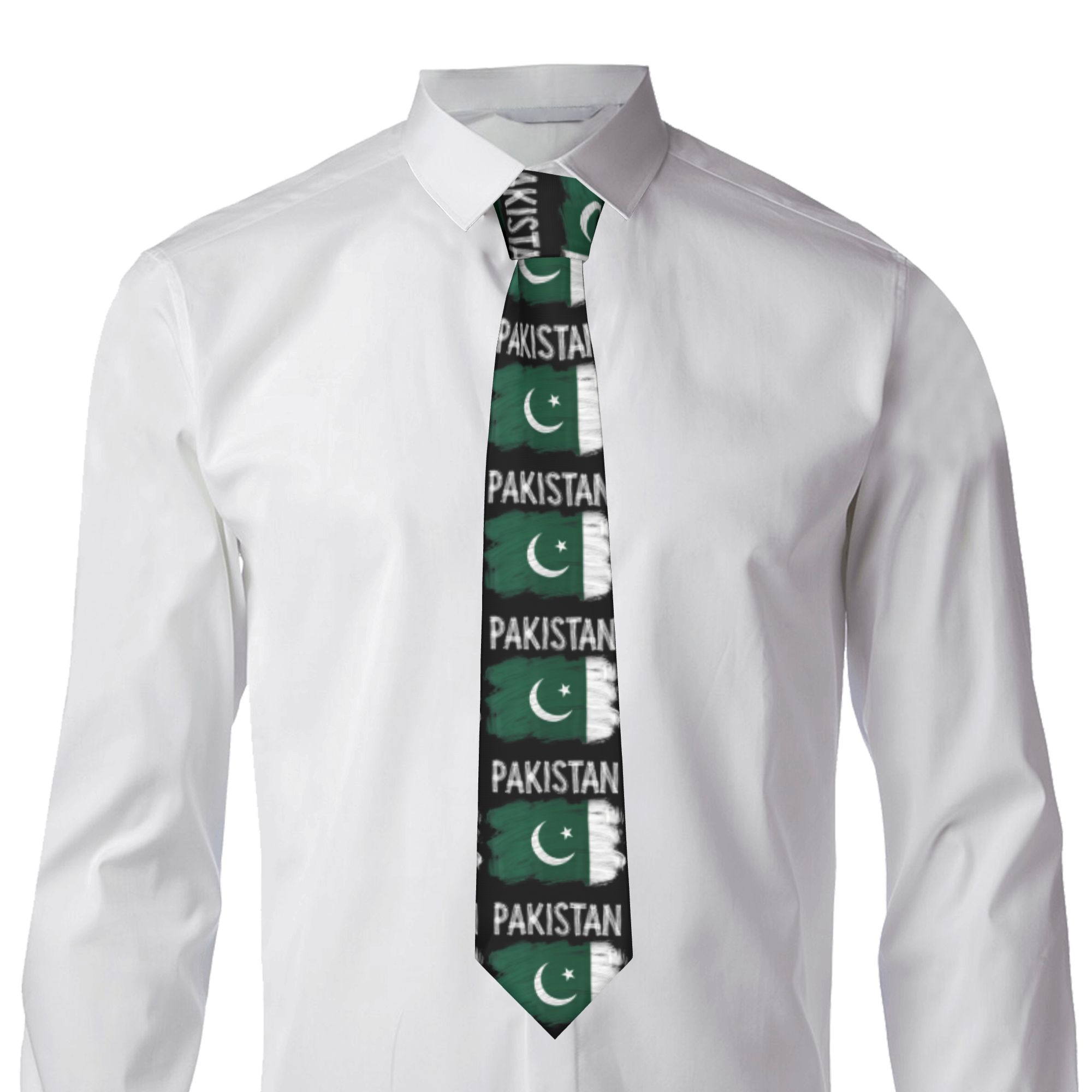 パキスタンルーツパキスタン国旗ネクタイクラシックネクタイ男性 - Men Accessories Pakistan のレビューと価格