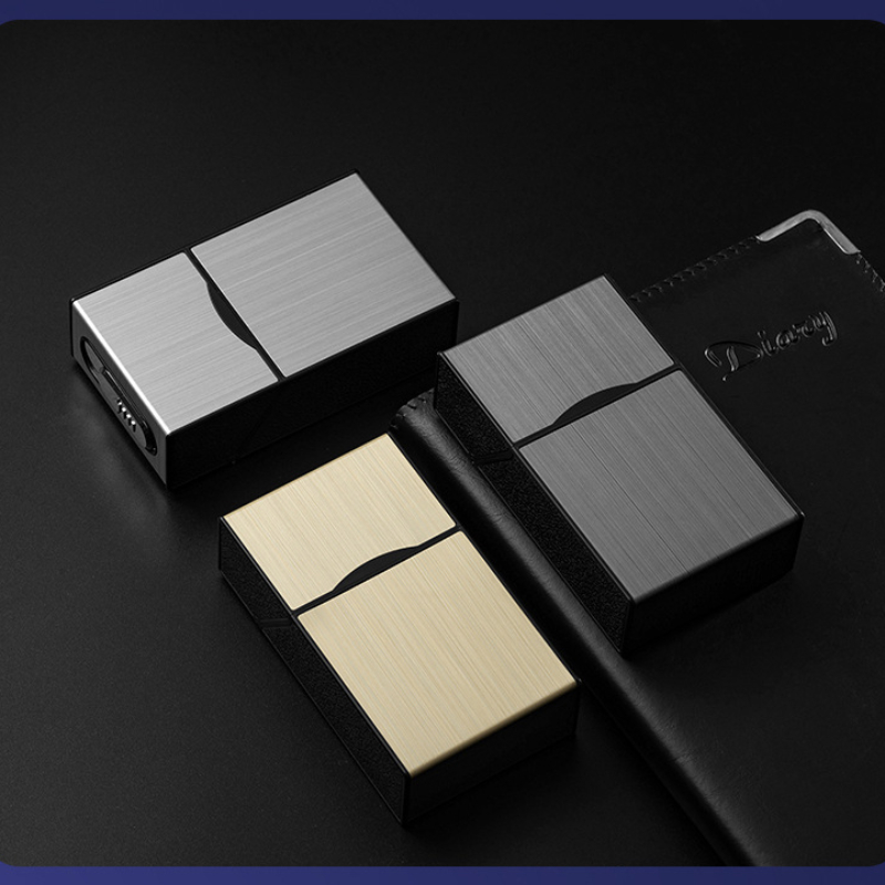 2 で 1 20 シガレットケースライターケース USB 充 - Men Accessories Gadgets のレビューと価格
