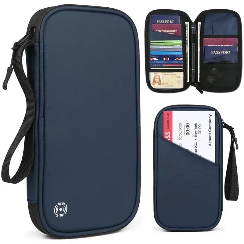 軽量ファミリートラベルパスポートカバーウォレットジッパー付き - Men'S Accessories Wallet のレビューと価格