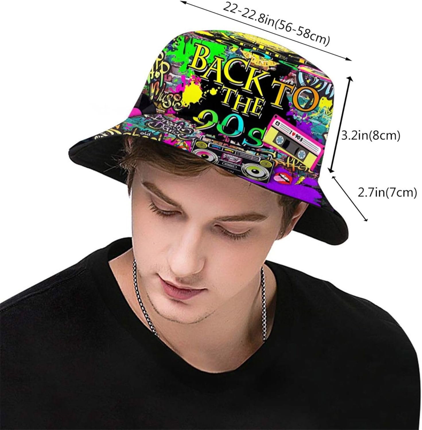 ファッションレトロ 80S 90S バケットハット メンズ  - Men'S Accessories In The 90S のレビューと価格