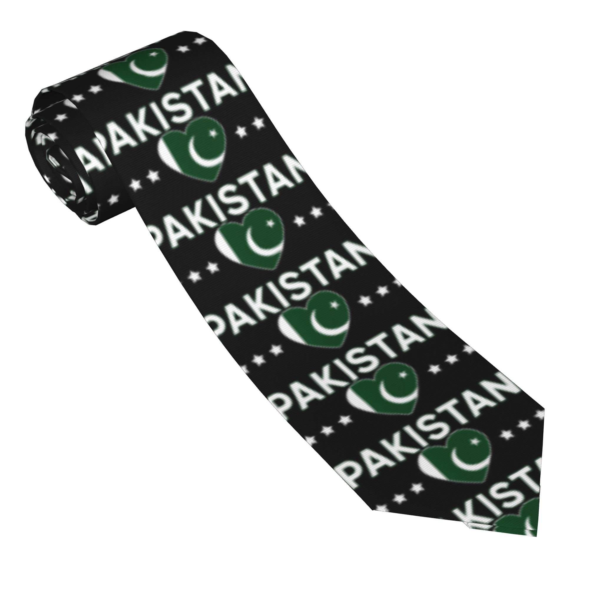 パキスタン国旗ハートヴィンテージパキスタン国旗ネクタイ日常着 - Men Accessories Pakistan のレビューと価格