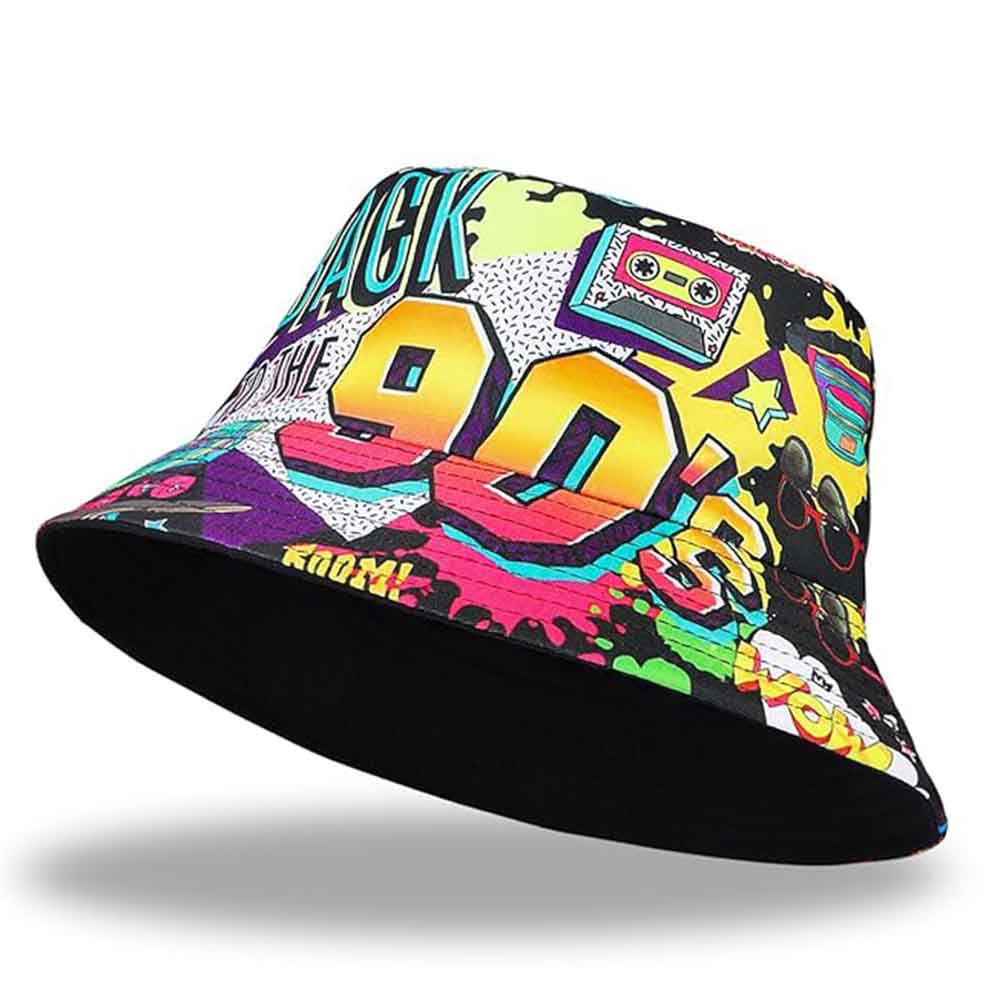 レトロな80年代90年代のヴィンテージバケットハット、男女兼 - Men'S Accessories In The 90S のレビューと価格