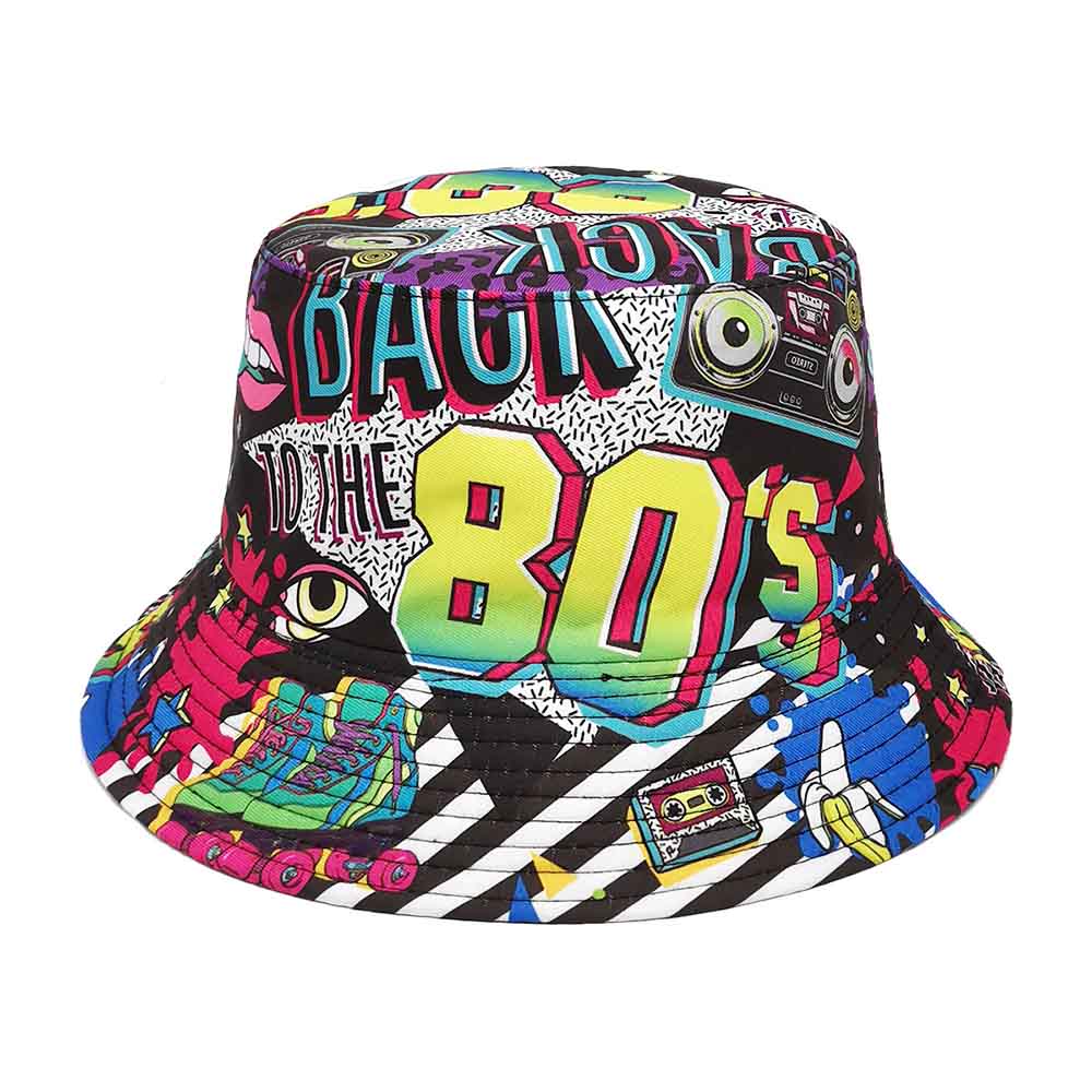 レトロな80年代90年代のヴィンテージバケットハット、男女兼 - Men'S Accessories In The 90S のレビューと価格