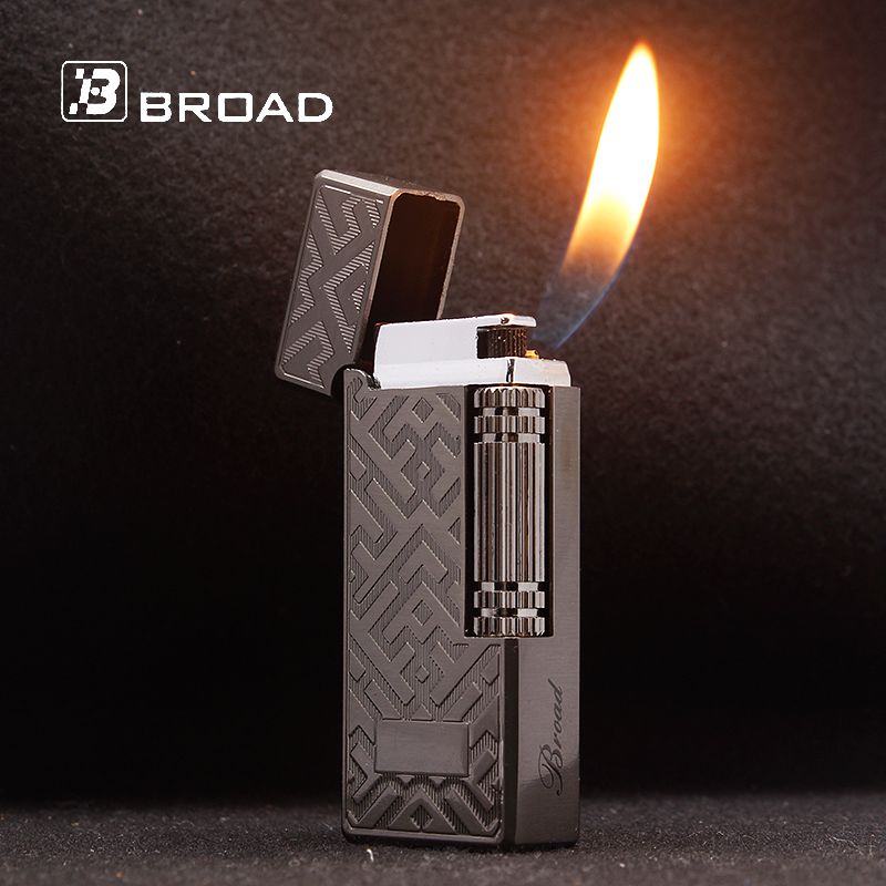 ブロードフリントガスライターブタンサイドスリップ砥石ライター - Men Accessories Gadgets のレビューと価格