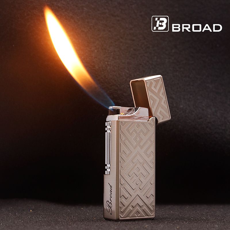 ブロードフリントガスライターブタンサイドスリップ砥石ライター - Men Accessories Gadgets のレビューと価格